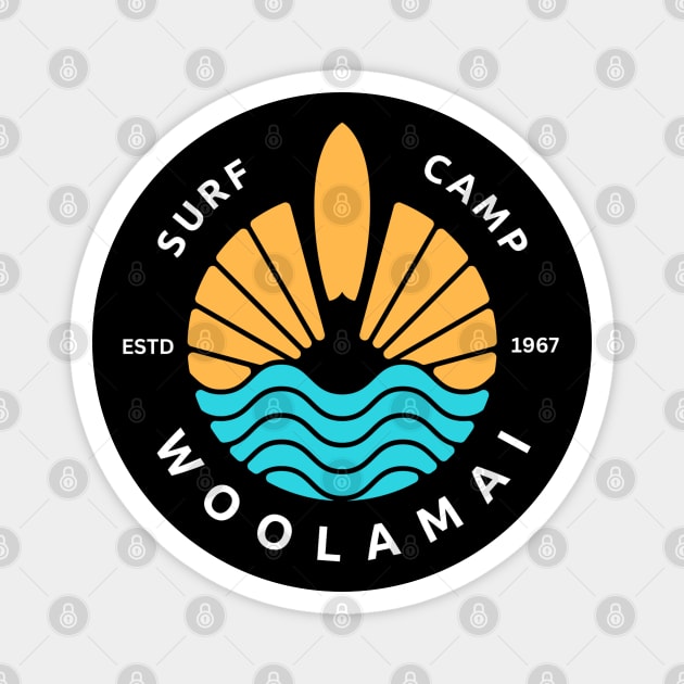 Woolamai Surf Camp Magnet by Timeless Chaos